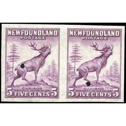newfoundland stamp 257vii caribou 1941