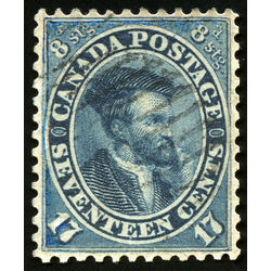 canada stamp 19 jacques cartier 17 1859 u vf 013