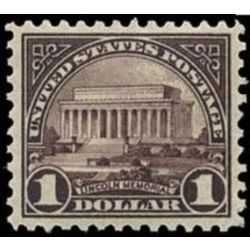 us stamp postage issues 571 lincoln memorial 1 0 1922