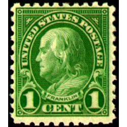 us stamp postage issues 581 franklin 1 1923