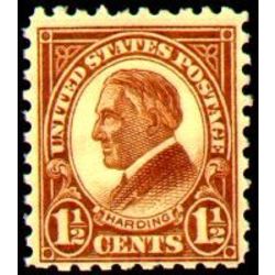 us stamp postage issues 582 harding 1 1923