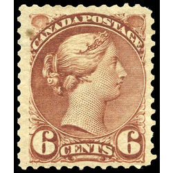 canada stamp 39d queen victoria 6 1875 m vf 003