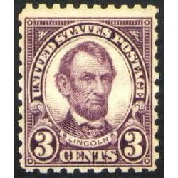 us stamp postage issues 584 lincoln 3 1923