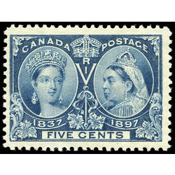 canada stamp 54i queen victoria diamond jubilee 5 1897 M VFNH 002