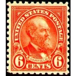 us stamp postage issues 587 garfield 6 1923