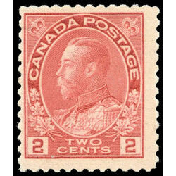 canada stamp 106b king george v 2 1911 m f 002