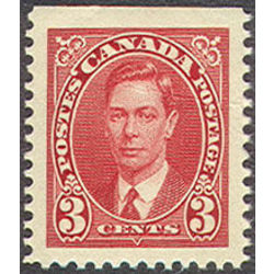 canada stamp 233as king george vi 3 1937