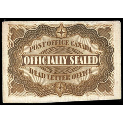 canada stamp o official ox1p officially sealed 1879 m vf 001