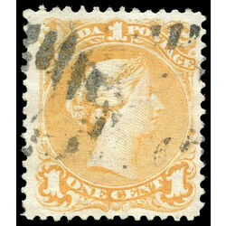 canada stamp 23 queen victoria 1 1869 u f vf 024