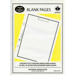 blank pages for 9 x 12 2 holes stamp albums