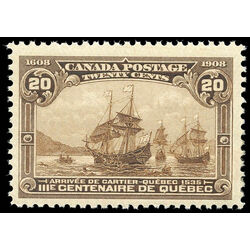 canada stamp 103 cartier s arrival 20 1908 m vf 021