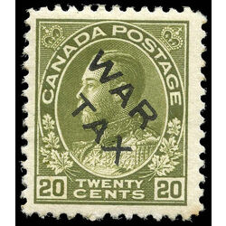 canada stamp mr war tax mr2c war tax 20 1915 m vf 012
