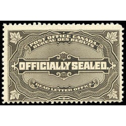 canada stamp o official ox4 officially sealed 1913 m fnh 004