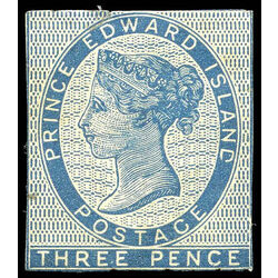 prince edward island stamp 2 queen victoria 3d 1861 m f damaged 009