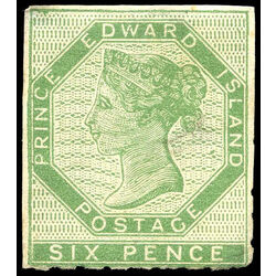 prince edward island stamp 3 queen victoria 6d 1861 m f 016