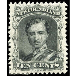newfoundland stamp 27 prince albert 10 1870 m vfog 016