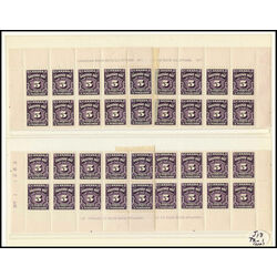 collection of canada set of 4 plate blocks j18