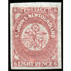 newfoundland stamp 22 1861 third pence issue 8d 1861