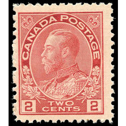 canada stamp 106b king george v 2 1911 m f vfnh 003