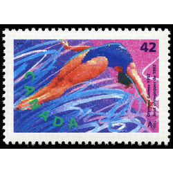 canada stamp 1416 diving 42 1992