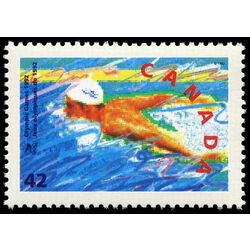 canada stamp 1418 swimming 42 1992