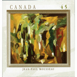 canada stamp 1745 jet fuligineux sur noir torture by jean paul mousseau 1949 45 1998