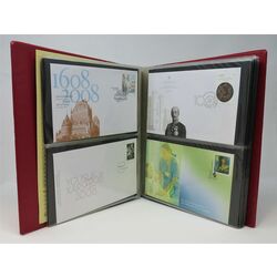 canada first day cover collection issued between 2008 10