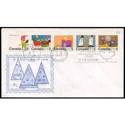 canada stamp 523a christmas 1970 FDC 003
