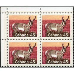 canada stamp 1172d pronghorn perf 13 1 45 1990 PB UL