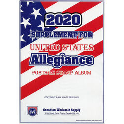 annual supplement for the allegiance usa stamp album