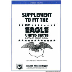 annual supplement for the eagle usa stamp album