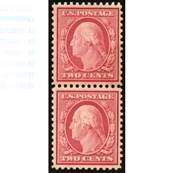 us stamp postage issues 519 washington double line watermark perf 11 2 1917 M NH PA 003