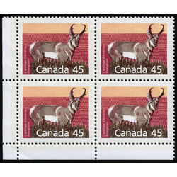 canada stamp 1172d pronghorn perf 13 1 45 1990 PB LL 001