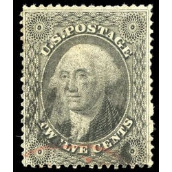 us stamp postage issues 36 washington 12 1857