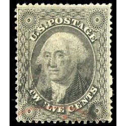 us stamp postage issues 36 washington 12 1857