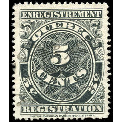 canada revenue stamp qr16 registration stamp 5 1912