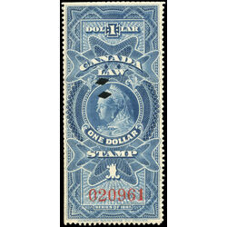 canada revenue stamp fsc11 supreme court law stamp widow queen victoria 1 1897