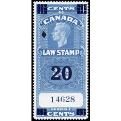 canada revenue stamp fsc22 george vi 1938