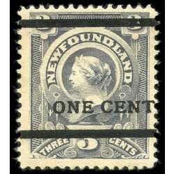 newfoundland stamp 76i queen victoria 1897 M F VF 005