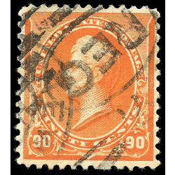 us stamp postage issues 229 perry 90 1890 U VF 001
