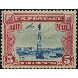 us stamp c air mail c11 beacon on rocky mountains 5 1928