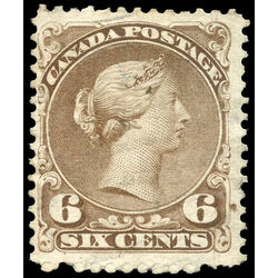 canada stamp 27 queen victoria 6 1868 U F 017