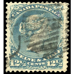 canada stamp 28ii queen victoria 12 1868 U VF 004