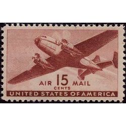 us stamp c air mail c28 transport plane 15 1941