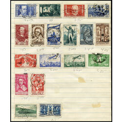 france used stamps collection