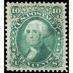 us stamp postage issues 68 washington 10 1861