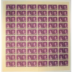 newfoundland stamp 232 queen elizabeth king george vi 5 1937 M PANE 003