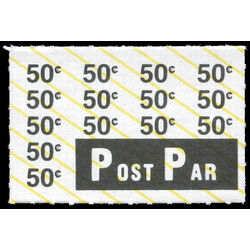 canada 1988 postpar 50 sticker