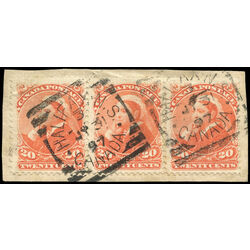 canada stamp 46 queen victoria 20 1893 U F 028