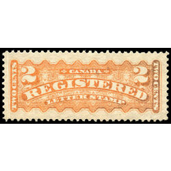 canada stamp f registration f1 registered stamp 2 1875 M VF 015